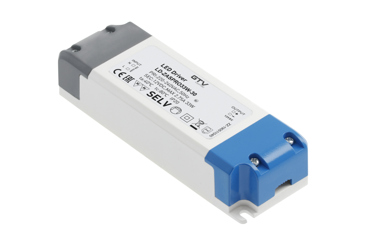 LD-ZASPRO33W-30 GTV 33W LED DRIVER IP20