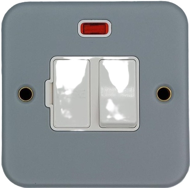 MFS13DPN NIGLON 13A M/C DP Sw Fused Spur c/w Neon