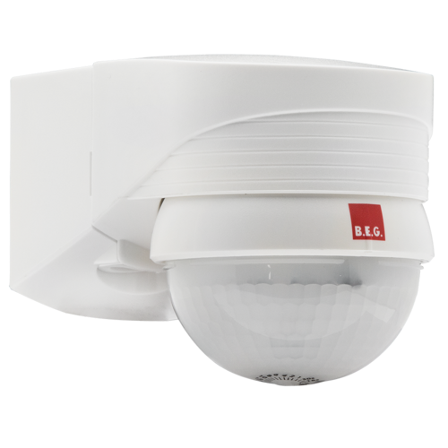 91008 Beg White Outdoor motion detector with a 280° detection angle