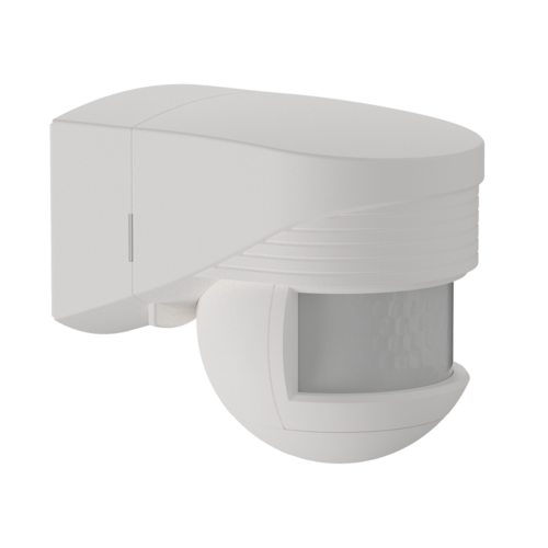 91101 Beg White outdoor motion detector with a 140° detection angle
