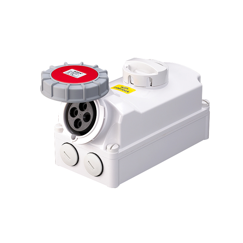 VP36208 VINPOWER 16A 4P 380V SWITCHED SOCKET IP67