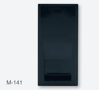 M-141 Median Black Rj11 Outlet Module