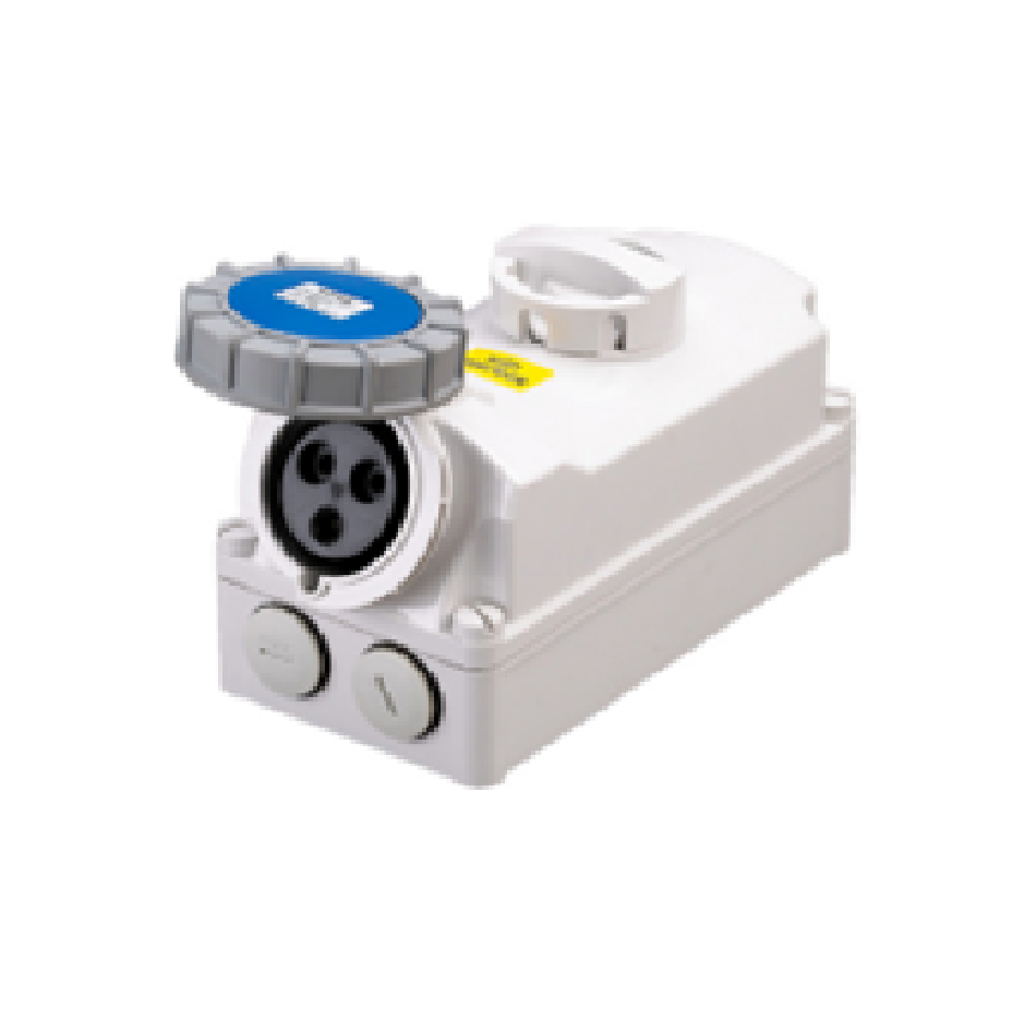 VP36204 VINPOWER 16A 3P 220V SWITCHED SOCKET IP67